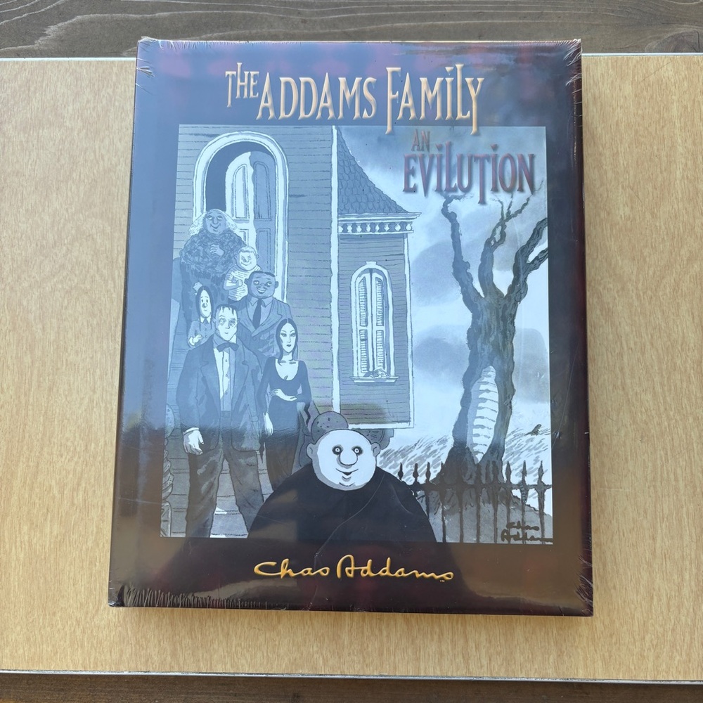The Addams Family An Evilution- Chas Addams Hardcover NWT Book By Miserocchi